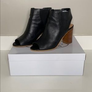 steve madden heels NANCII BLACK LEAT 7.5